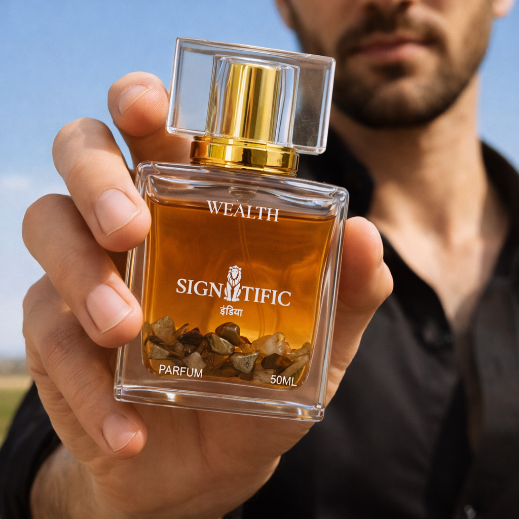 WEALTH - Signtific CRYSTAL PERFUME - 50ml PARFUM - for HIM & HER