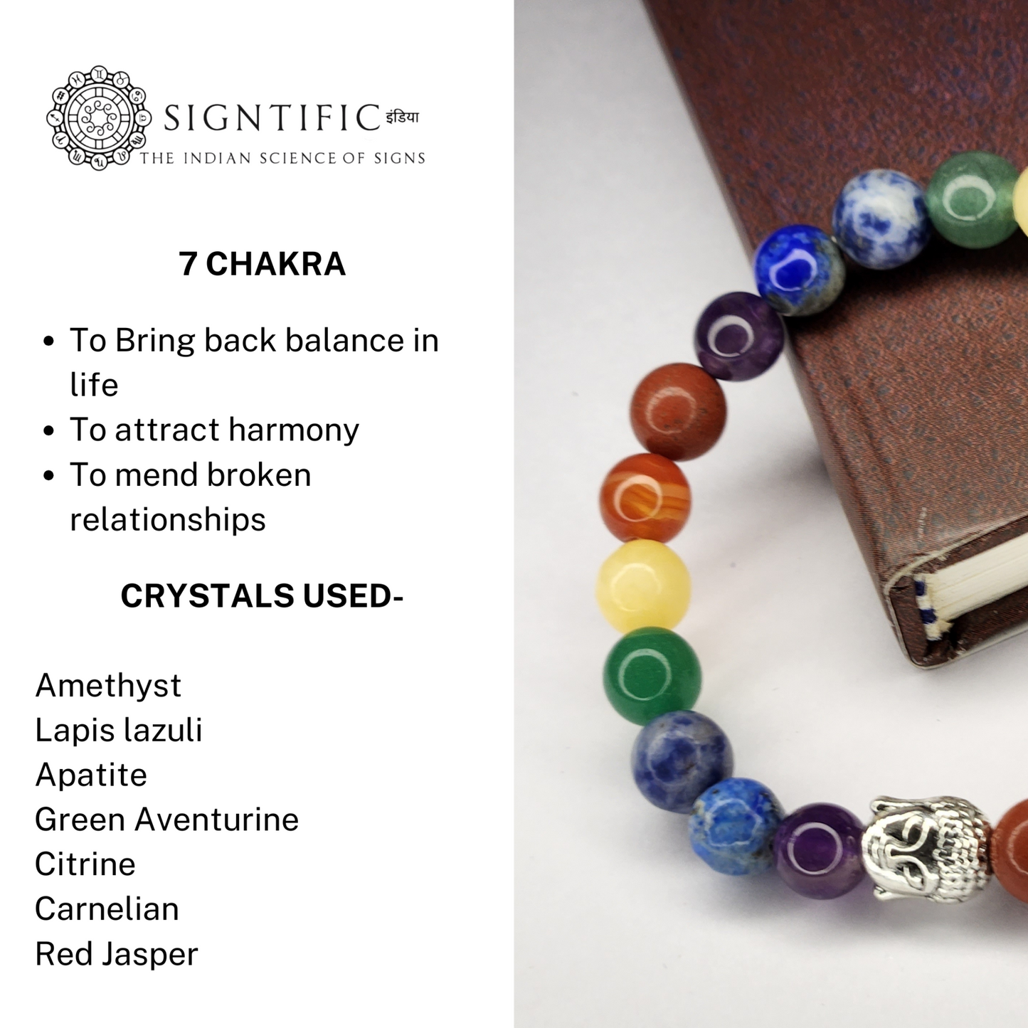 THE SIGNTIFIC 7 CHAKRA BRACELET