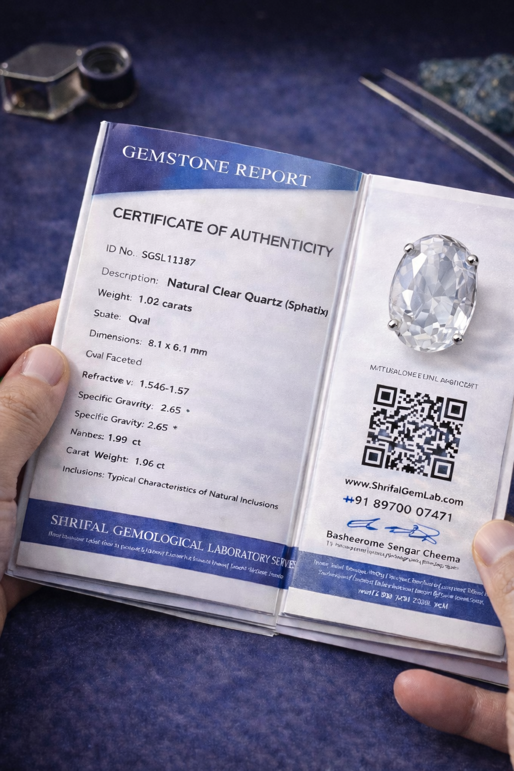 CLEAR QUARTZ RING - The Master healer | The Shiva Sphatik Crystal | Best for PARENTS