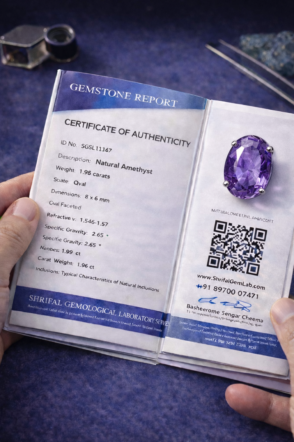 AMETHYST RING - The STRESS KILLER CRYSTAL