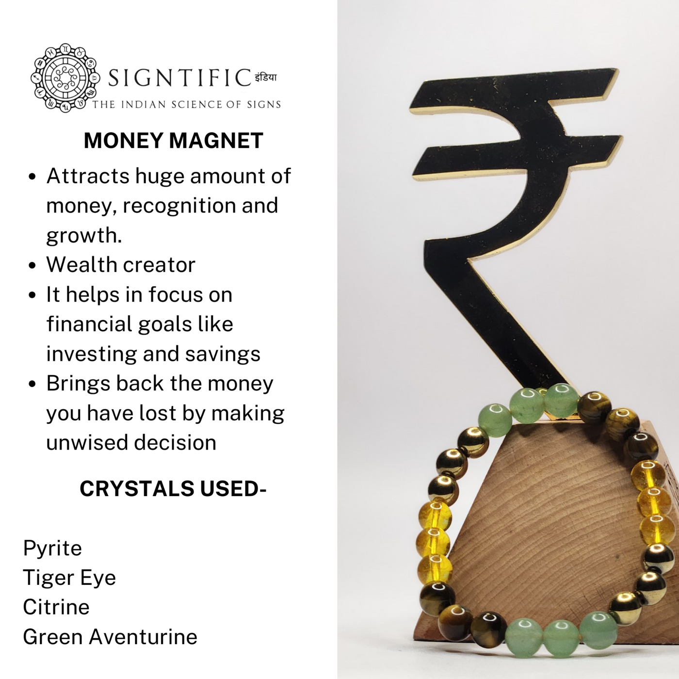 THE SUPER BALANCE COMBO - THE MONEY MAGNET + THE NO NAZAR EVIL EYE with BLACK TOURMALINE