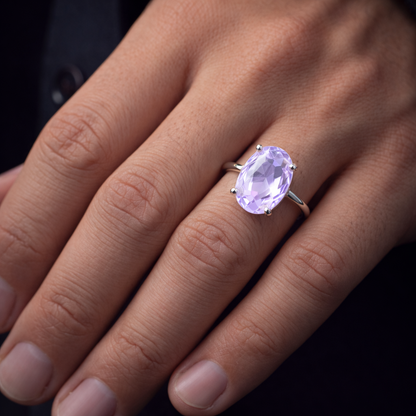 AMETHYST RING - The STRESS KILLER CRYSTAL