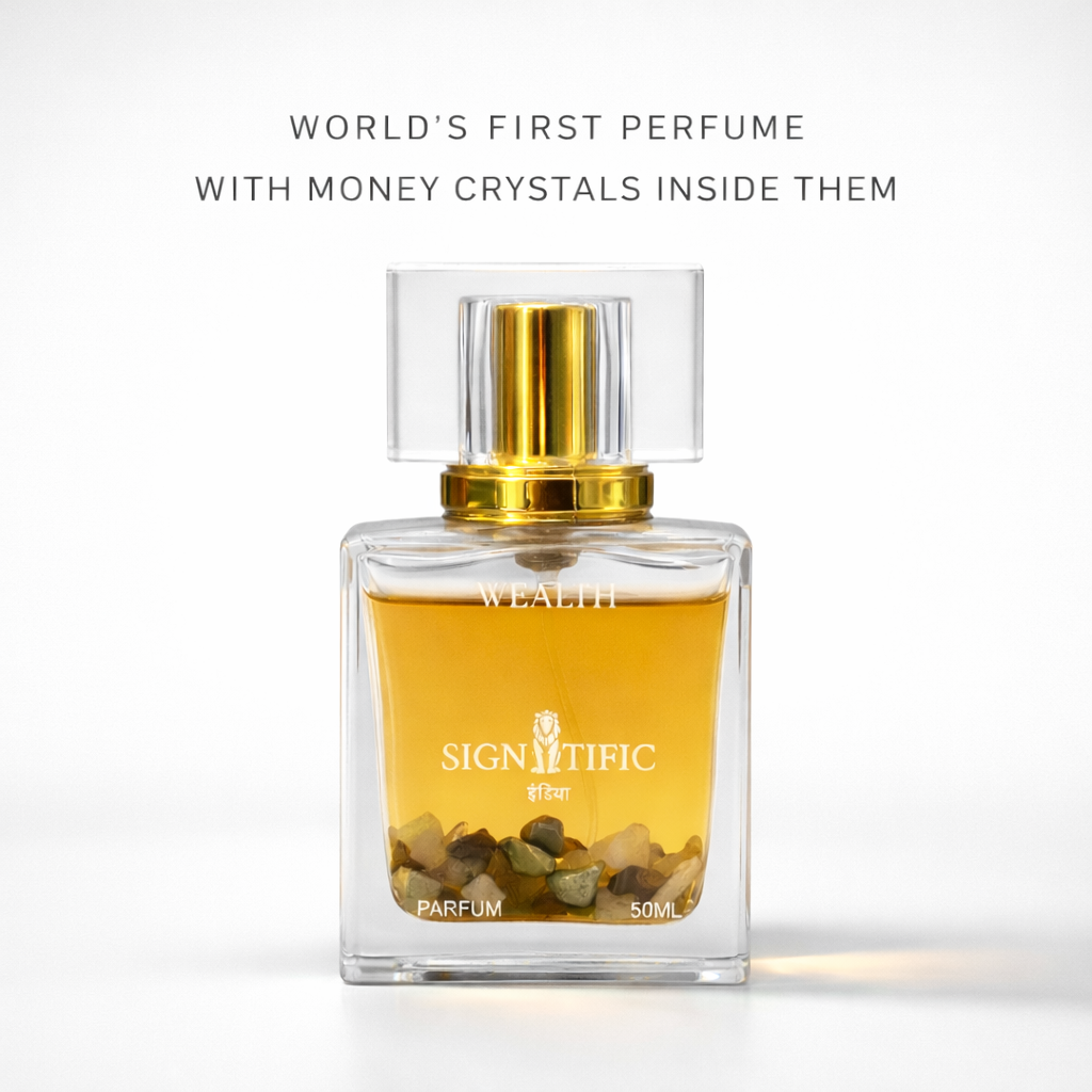 WEALTH - Signtific CRYSTAL PERFUME - 50ml PARFUM - for HIM & HER