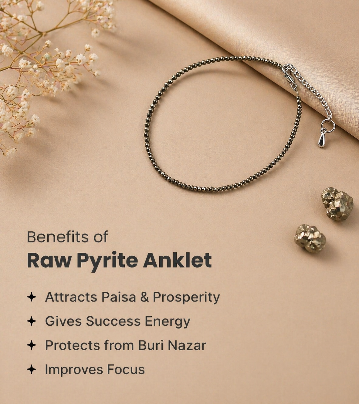 Signtific PYRITE ANKLET
