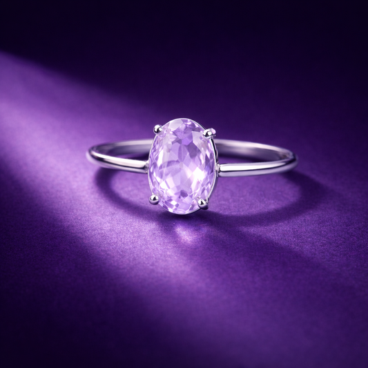 AMETHYST RING - The STRESS KILLER CRYSTAL