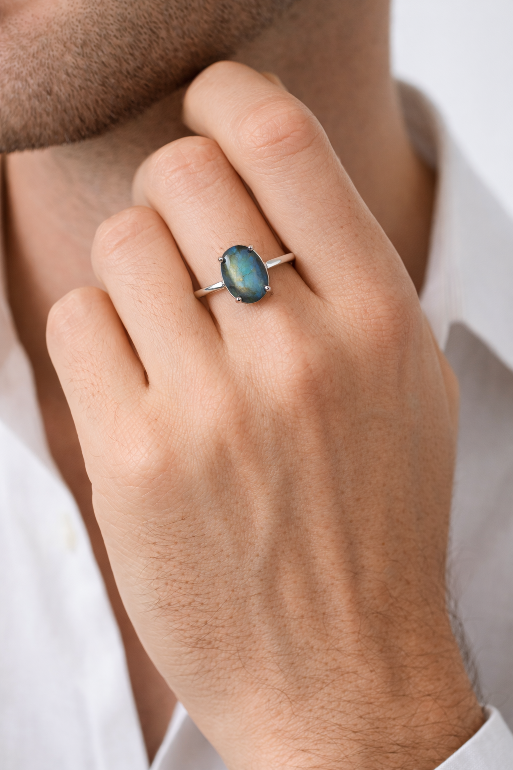 LABRADORITE Ring — The Stone of Transformation & EMOTIONAL BALANCE