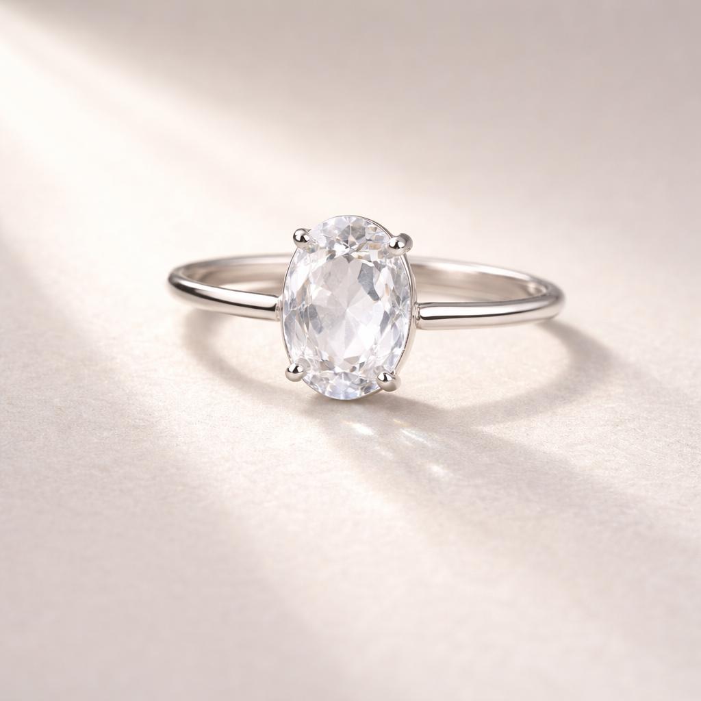 CLEAR QUARTZ RING - The Master healer | The Shiva Sphatik Crystal | Best for PARENTS