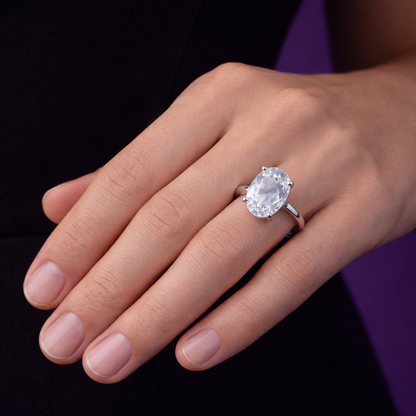 CLEAR QUARTZ RING - The Master healer | The Shiva Sphatik Crystal | Best for PARENTS