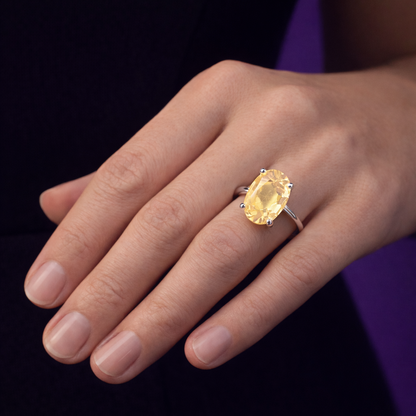 CITRINE RING - THE MONEY CRYSTAL