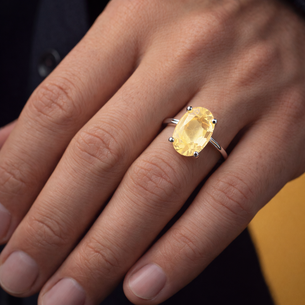 CITRINE RING - THE MONEY CRYSTAL