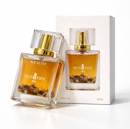 WEALTH - Signtific CRYSTAL PERFUME - 50ml PARFUM - for HIM & HER